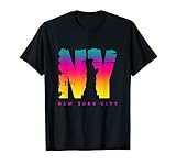 Coole, bunte T-Shirts im New York City Stil von New York City. T-S