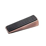 Türkeilförmige Zinklegierung Gummi Schwarze Tür stoppt Punch-freie Türpuffer Alarm Baby Safe Floor Gate Tür Stopper Hardware (Color : A-Red)