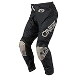 O'NEAL | Motocross-Hose | MX Enduro | Maximale Bewegungsfreiheit, Atmungsaktives & langlebiges Design, Luftdurchlässiges Innenfutter | Pants Matrix Ridewear | Erwachsene | Schwarz Grau | Größe 36/52