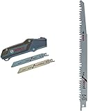 Bosch Säbelsägeblatt S 1531 L (240 mm, 5 Stück), 2608650676 & Sägehandgriff für zwei Säbelsägeblätter Professional, 2608000495