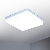 Yafido LED Deckenleuchte 36W 3240LM 4000K Neutralweiß Moderne Quadratische Deckenlampe Für Küche Schlafzimmer Wohnzimmer Esszimmer Balk