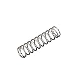 sourcing map Druckfeder, 5 mm x 0,5 mm x 20 mm, freie Länge, 10,6 N Tragkraft, grau, 10 Stück