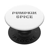 Kürbis-Gewürz – lustiger Latte-Liebhaber PopSockets mit austauschbarem PopGrip