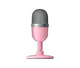 Razer Seiren Mini (Quartz) - USB Kondensator-Mikrofon für Streaming (Kompakt mit Supernieren-Richtcharakteristik, neigbarer Ständer, Integrierter Schockdämpfer) Pink