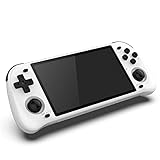 Powkiddy RGB10MAX2 64G Handheld Arcade Spielkonsole, Retro WiFi Spielekonsole mit 10,000 Klassischen Spielen, RK3326 Handkonsolen - Weiß