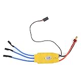 Changor Einzel-Chip ESC, Sensorlos Bürstenlos Motor 45. x 24. x 11mm 5.6v.——16.8V. 30A./ Platzen Strom 40A. mit Silikon und Metall zum Kt. Planke Fest-Flügel D