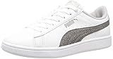 Puma Damen Sneaker Vikky v2 Metallic 373227 Puma White-Puma Silver-Gray Violet 40