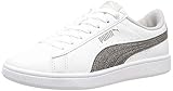 Puma Damen Sneaker Vikky v2 Metallic 373227 Puma White-Puma Silver-Gray Violet 38