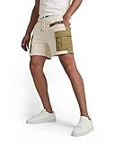 G-STAR RAW, Herren Cargo Sweat Shorts, Weiß (dk Talc B782-A488), M