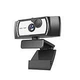 xllLU Webcam 1080 4K 2K Focus AutoFocus Webcam USB PC Computer Mikrofon Desktop 360° Kamera Video Widescreen Live Cam 800W PC Webkamera für Windows 10 mit Mik