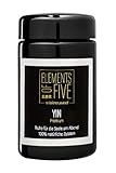 ELEMENTS OF FIVE Yin Premium – Pflanzliches Ergänzungsmittel inspiriert von der chinesischen Kräuterlehre mit Weißdorn & Lavendel für einen gesunden und besseren Schlaf, Ohne Zusätze, Vegan, - 60 g