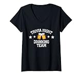 Damen Trivia Night Drinking Team Quizspiel Matchgruppe T-Shirt mit V