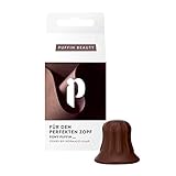 pony puffin Chocolate - Schokobraun Besonders Für Braunes Haar Fülliger Pferdeschwanz Frisurenhilfe Zopf Hilfe Haarstyling (/ chocolate)