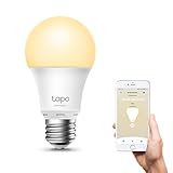 TP-Link Tapo L510E smarte WLAN Glühbirne E27, dimmbar 8.7 W, kein Hub notwendig, kompatibel mit Alexa，Google Assistant, Abläufe und Zeitpläne, Abwesenheitmodus, Tapo App, energiesp