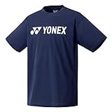 YONEX T-Shirt YM0024 Navy Blue M - Sport-Shirt für Tennis, Badminton und weitere Sp