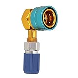 Agnus Adapter Auto Klimaanlage Installation Koppler Fit für Kupplungsadapter R1234YF bis R134A Low Side Schnellkupplungsstütze CSV (Color Name : 1pcs)