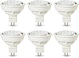 Amazon Basics Professional - LED-Leuchtmittel, GU5.3-Spot, MR16, entspricht 50-Watt-Birne, Kaltweiß, dimmbar, 6 Stück