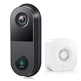 NCWZYY Grüße 2K Video Türklingelkamera Smart WiFi Wireless Visual Intercom Nachtsicht-Überwachungskamera Home M