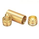 Jiawu Schlüsselanhänger Pillenetui, Heavy Duty Notfall-Pillenetui für Outdoor-R