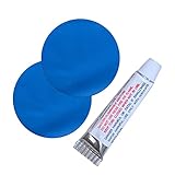 Chilits Unterwasser-Pool-Reparatur-Set, 1 Pack mit 2 Patches für Pool + 3 g Kleber, Aufblasbarer Whirlpool Reparatur Transparenter Patch und Klebeschlauch, Reparaturflicken Pool für Schwimmbäder S