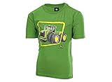JOHN DEERE Kinder T-Shirt Grün Traktor 9620R (116/122)