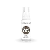 AK Interactive 3. Generation Acryl-Titan-weiße Tinte, 17 ml, Modellbauwerkzeuge, Zubehör und Farben # 11230