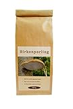 Birkenporling-Tee | 100 g-Großpackung | wild gewachsen | geschnitten für die Teezubereitung | voll ausgereifte Fruchtkörper | Vitalpilz | vegan | Tee | Naturprodukt |