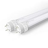 2 Stücke Anten LED Röhre 150 cm, 24 Watt, Warmweiß 3000K, 2400 Lumen, T8 LED Tube mit G13 Sockel, Drehbar LED Leuchtstoffröhre inkl. LED S