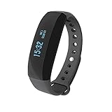 CHOSMO Smart Watch FitnessArmband Blutdruck Pulsmesser Aktivität Gesundheit Übung Schlaf Monitor Smart Band Kalorienzähler Bluetooth Wasserdicht SportB