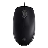 Logitech B110 Silent Kabelgebundene Maus - Schw