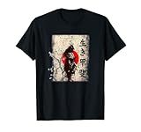 Samurai-Charaktere, japanische Flagge, japanischer Krieger, Ninja. T-S