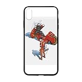 iPhone XS Max Handyhülle Akira Anime, Silikon TPU Glas Gehärtetes Glas Rückschale für iPhoneXS Max