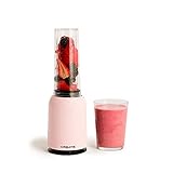 IKOHS MOI SLIM - Standmixer mit Take Away Behälter (Rosa)