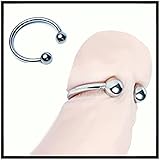 Männlicher Metallring aus Edelstahl, weiblich, 3 cm Ring