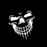 Auto Horror Totenkopf Aufkleber, Halloween Dekorationen, Totenkopf Dekorationen, Totenkopf Aufkleber für Auto & Fenster Wasserschutz Halloween Dek