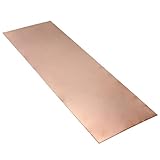 Iycorish 1 Pc-Kupferblech 0.5Mm X 300Mm X 100Mm Reine Kupferne Blechtafel-F