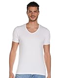 JACK & JONES Herren T-Shirt JJEBasic V-Neck Tee Herren-Shirt 12059219 Optical White XL