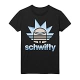T-Shirt Rick and Morty Schwifty C000053 Schwarz XXXL