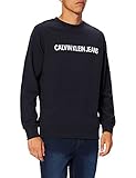 Calvin Klein Jeans Herren CORE INSTITUTIONAL Logo Sweatshirt, Blau (Night Sky 402), Medium (Herstellergröße: M)