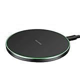 Kabelloses Ladegerät,MMLC 10W Max Fast Wireless Charging Pad Kompatibel mit iPhone 13/13 Pro/13 Mini/13 Pro Max/12/SE 2020/11 Pro Max,Kompatibel mit Huawei/Samsung/Xiaomi S