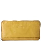 The Skandinavian Brand Damen Leder Reißverschlussbörse Börse Portemonnaie Geldbeutel Brieftasche G