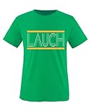 Comedy Shirts - Lauch - Jungen T-Shirt - Grün/Weiss-Gelb Gr. 122/128