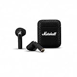 Marshall Minor III True Wireless In-ear Bluetooth Ohrhörer, Kabelloser Kopfhörer, 25 kabellose Stunden Akkukapazität - Schw