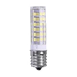 E12-Schraube LED-Glühbirne Highlight Dimmen 2835 Lichtquelle AC110V Maislicht,6500 K (kaltweiß),10 STÜCKE