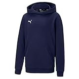 PUMA Unisex Kinder Hoodie, Peacoat, 176