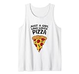 Nur ein Mädchen, das Pizza liebt Tank Top