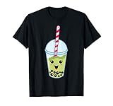 Kawaii Boba Milk Tea | Cute Matcha Bubble Tea Lover Gift T-S