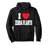 Ich liebe Zebra-Pflanzen Pullover H