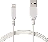 Amazon Basics Lightning auf USB A Kabel, Apple MFi Zertifiziert - Weiß, 1,8 m, 2er Pack