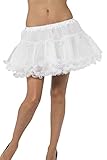 Halloween! Smiffys Petticoat, Weiß, mit Satin-B